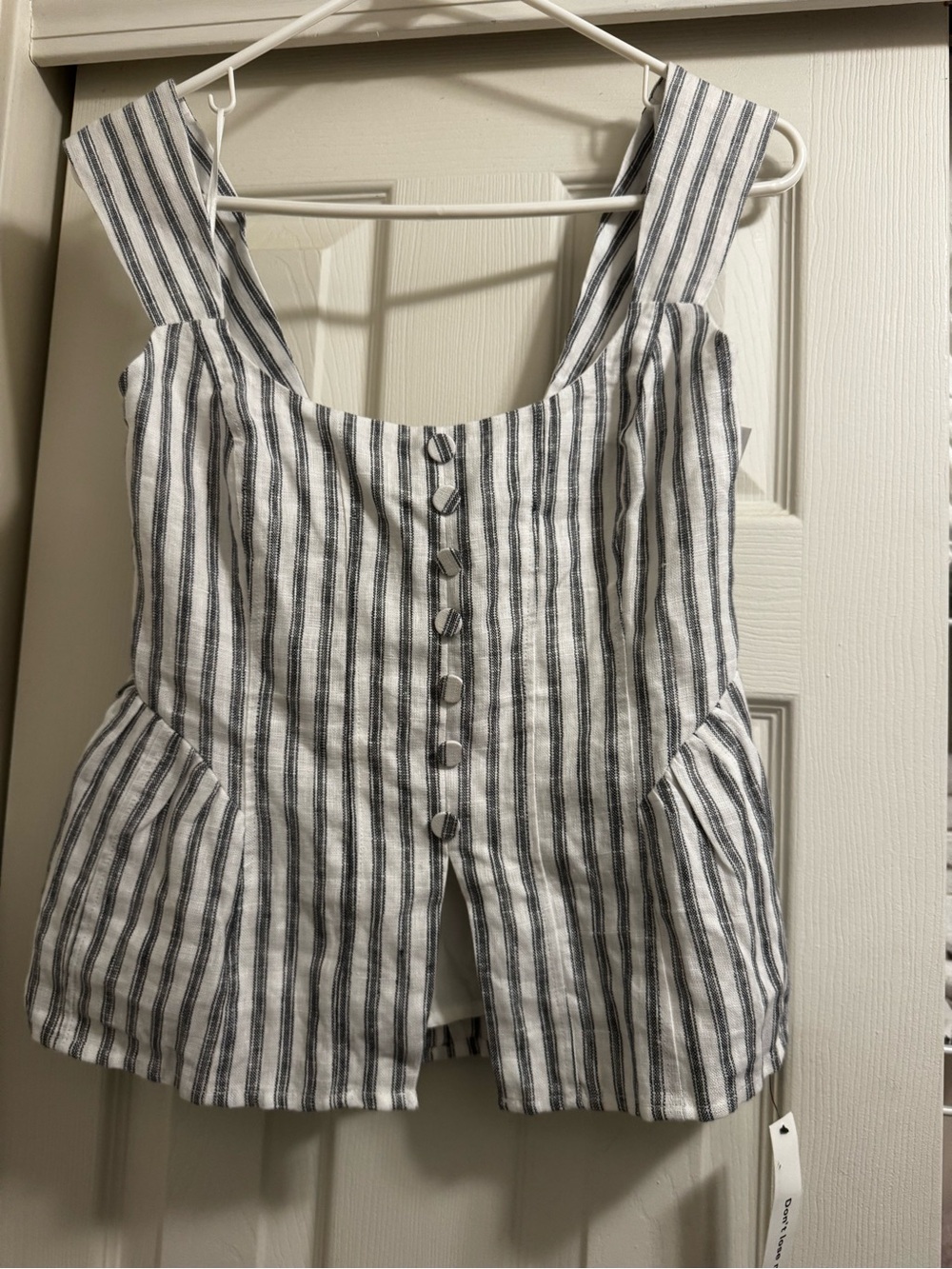 Reformation Evie Linen top